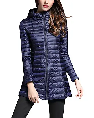 Lightweight down coat top women's