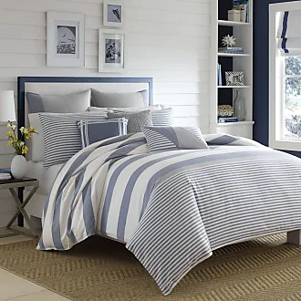 Nautica - Queen Sheet Set, Cotton Percale Bedding Set, Crisp & Cool,  Stylish Home Decor (White, Queen)