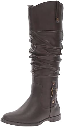 Easy Street Womens Vim Slouch Boot, Brown, 6 W US