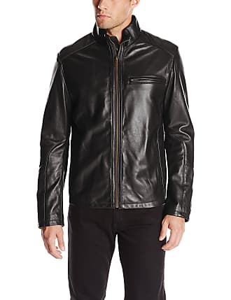 cole haan men's leather jacket sale