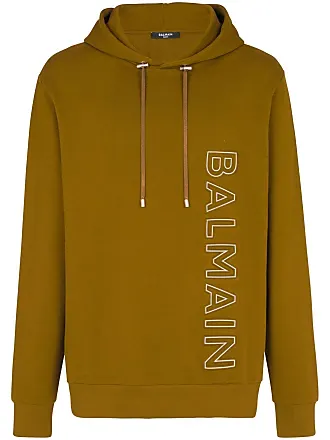 Balmain Maxi monogram-jacquard Hoodie - Neutrals