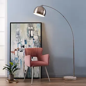 Lampadaire Arc Lampe De Salon Bronzée Vn-l00010ab-eu Teamson Home