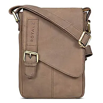 1pc Sac Bandoulière Homme Sac À Épaule En Cuir Véritable Sac