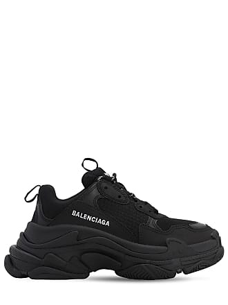 Balenciaga Balenciaga | Mujer Sneakers Triple S De Piel Sintética 60mm Negro 36