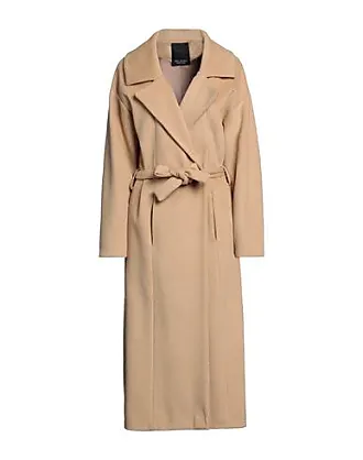 Olea belted camel hair coat