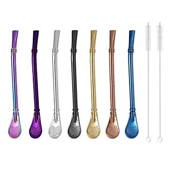 Cabilock Stainless Steel Tasting Spoon Tongs Chef Taste Spoon Espresso  Spoons for Dessert Tea Appetizer 17.5x2cm