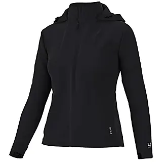  HUK Men's Standard Pursuit Waterproof & Wind Resistant Zip  Jacket, Black, Small : Clothing, Shoes & Jewelry