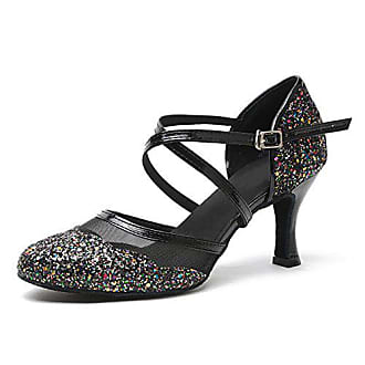 L352 Nœud 6,3 cm 7,6 cm MINITOO Chaussures de danse latine style Mary Jane pour femme 