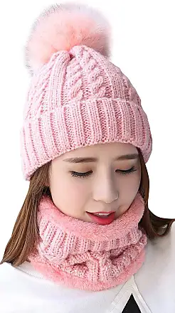 Passamontagna cappello donna inverno angora maglia cappuccio caldo