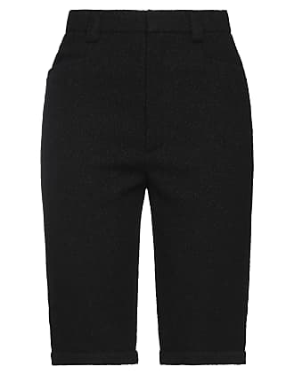 Femme Vêtements Shorts Mini shorts Short taille haute en jersey Saint Laurent en coloris Noir 