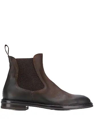Scarosso chunky leather boots - Black