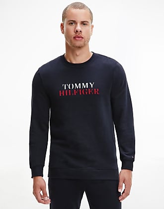 Tommy Hilfiger Mens Structured Cotton Crew Neck Sweatshirt