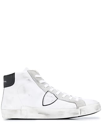Philippe Model Paris high-top sneakers - men - Leather/Rubber/Fabric/Calf Leather - 44 - White