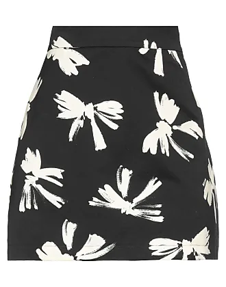 Black flower flowing shorts that look like skirt