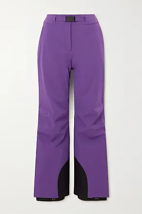 Tory shell-trimmed faux-leather ski pants