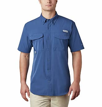 Columbia Men's Omni-Shade Omni-Wick James Bay Short Sleeve Button