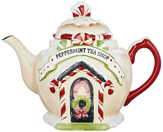 Cosmos Gifts Cardinal on Birch Tree Ceramic Teapot 5-7/8-Inch 