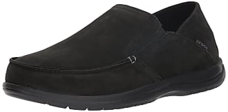 crocs leather loafers