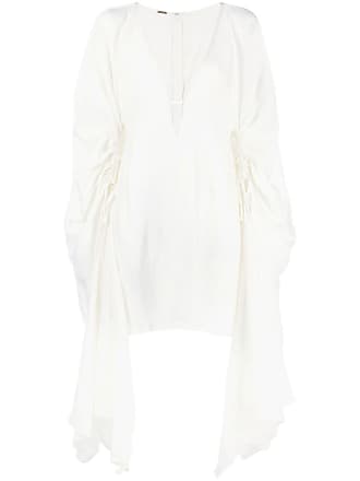 Cult Gaia Ashley cover-up mini dress - women - Polyamide/Cotton/Linen/Flax - S - White