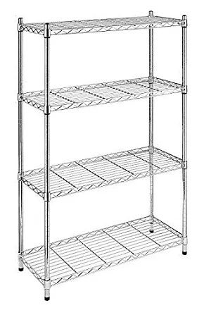 Whitmor Stackable 31 Extra Wide 2-Shelf Storage Organizer, White in 2023