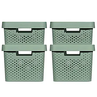 Lime Polka Dots Small Storage Bin - TCR20818, Teacher Created Resources