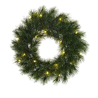 Künstlicher Weihnachtsbaum Set Black Box Trees Creston Green 90 cm LED (3er  Set)