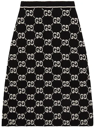 Shop GUCCI Pencil Skirts Monogram Casual Style Wool Bi-color Medium by  HappyLifeStyle