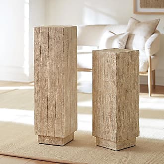 Tully White Fluted Side Table [HABLTULLY22A] - Pillow Talk