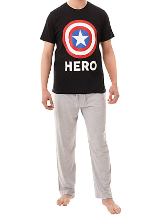 MARVEL MENS Captain America COTTON LOUNGE  Pajamas PANTS Pocket  SIZE Medium Nwt 