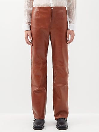 Brown Leather Pants: 91 Products & up to −50% | Stylight