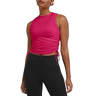 Women's Soft Touch Ruched Tank Top, Drawstrings
