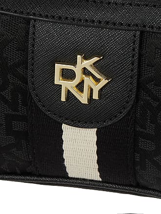 DKNY Pochette aus Leder Modell 'Carol' (beige) online kaufen