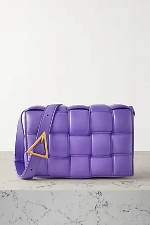 Bottega Veneta - Jodie Mini Knotted Intrecciato Leather Tote - Purple - One Size - Net A Porter