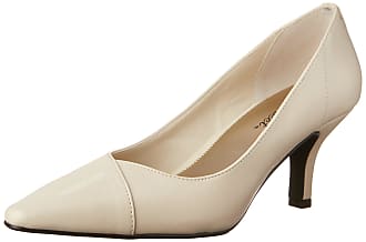 Easy Street Womens Chiffon Pump,Bone,7.5 W US