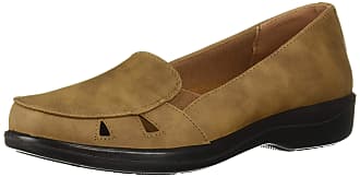 Easy Street Womens Julie Comfort Slip on Casual Ballet Flat Tobacco 6.5 N US