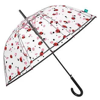 Acquista Ombrello trasparente a cupola trasparente con manico lungo Ombrello  protettivo da pioggia trasparente per donna che cammina