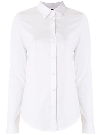 A|X Armani Exchange slim-fit shirt - women - Cotton/Spandex/Elastane - M - White