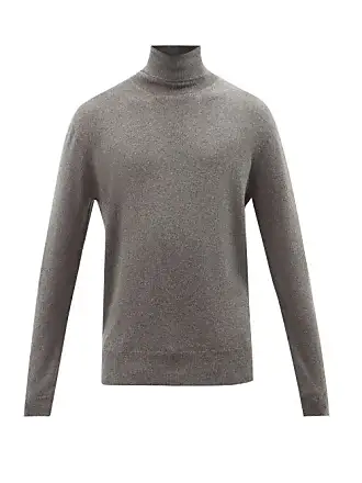 ANDERSON & SHEPPARD Aran Cable-Knit Wool and Cashmere-Blend Rollneck  Sweater for Men