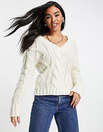 White V-Neck Sweaters: 149 Products & up to −78% | Stylight