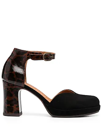Chie Mihara 92mm Beliap colour-block panel sandals - Black