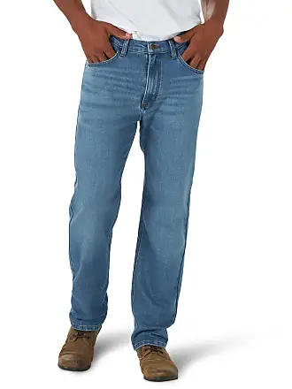 Wrangler Men's Free-to-Stretch Relaxed Fit Jean, Dark Indigo, 30W x 30L at   Men's Clothing store