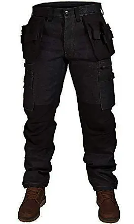 Juicy Trendz® Pantalon Travail Homme Chantier Genouillères Poches Pantalon  de Travail Pantalon Cargo Homme Travail