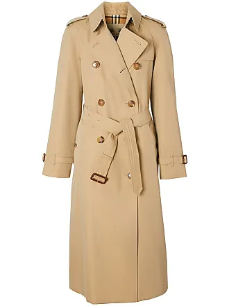 Burberry Short Bradford cotton trench coat - Neutrals