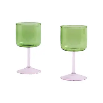Bicchieri da champagne, colore verde, 150 ml, 2 pz