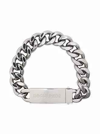 Dsquared2 Dog-Tag chain-link Necklace - Silver
