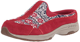 Easy Spirit Womens Traveltime Clog, Red 610, 7.5 Wide