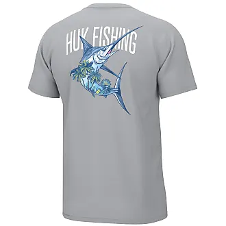 Huk Men's Kona Cross Dye Shirt M Harbor Mist