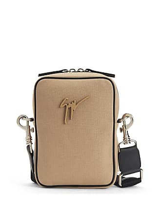 Giuseppe Zanotti buckle-strap shoulder bag - Neutrals