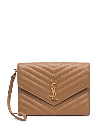 Yves Saint Laurent Brown/Tan Coated Canvas And Leather Vintage Shoulder Bag  Yves Saint Laurent | The Luxury Closet