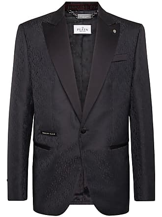 Philipp Plein logo-detail single-breasted suit - Grey